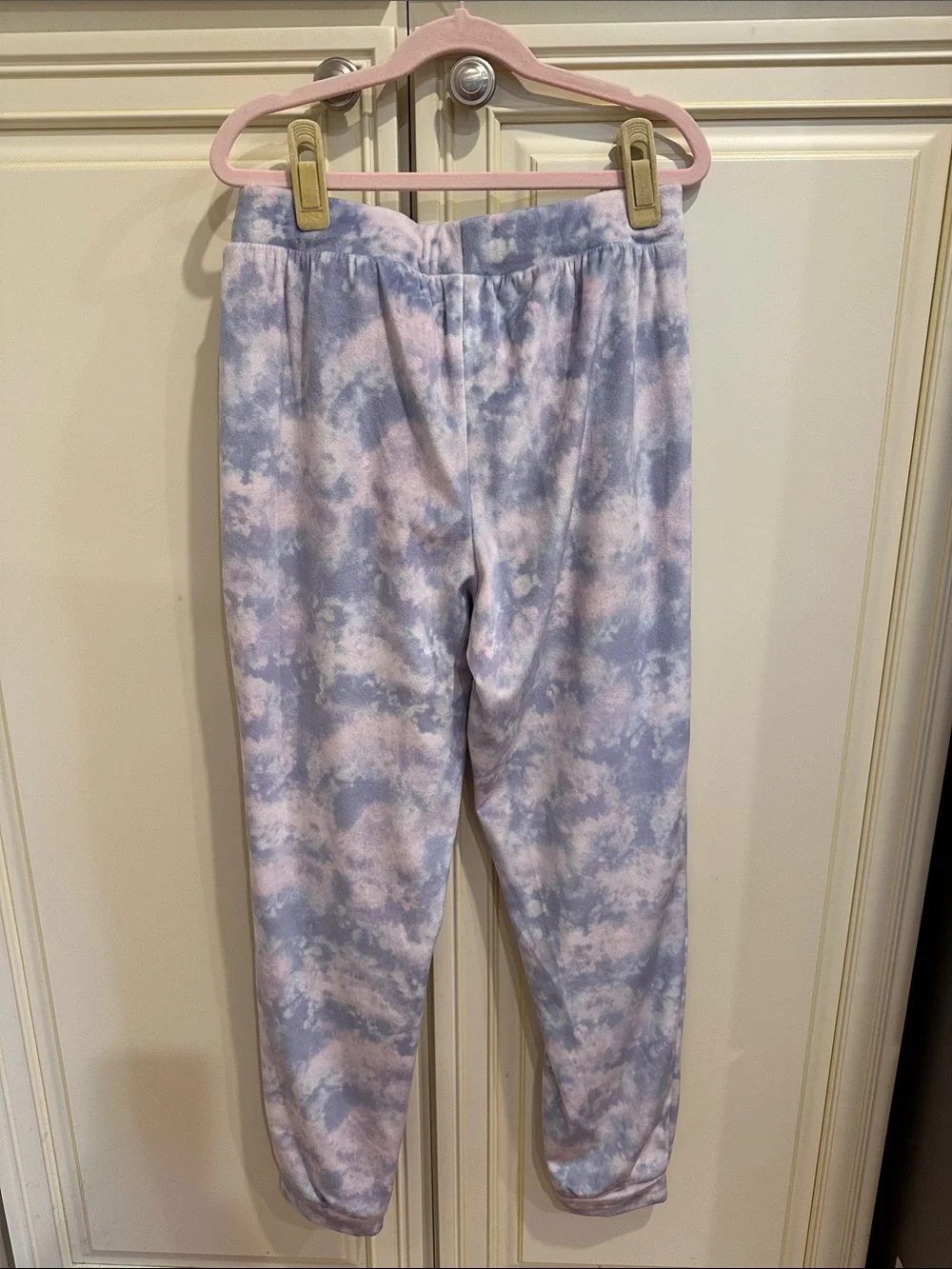 Cat & Jack Lavender and Light Blue Tie-Dye Crewneck Sweater